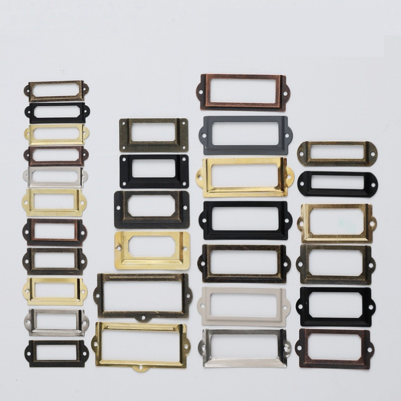 Furniture Hardware Names - 골동품 캐비닛 레이블 풀 프레임 철