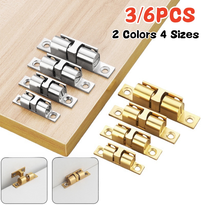 3/6pcs 캐비닛 옷장 도어 볼 캐치, 황동 더블 롤 - Furniture Hardware Manufacturer 리뷰 및 가격