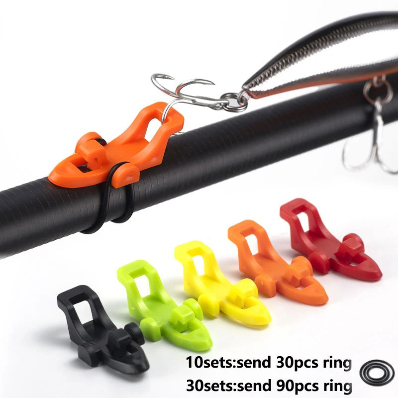 1-10pcs 낚싯대 폴 훅 키퍼 루어 베이트 홀더 루 - Furniture Hardware Jig 리뷰 및 가격